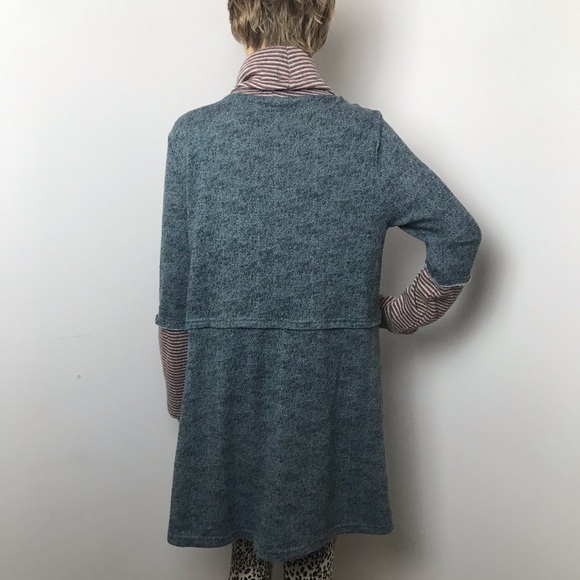 Doe & Rae Boho Sweater Dress / Tunic | Raw Hem | Size M (See Measurements) - Picture 6 of 11